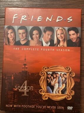 FRIENDS The Complete Fourth Season DVD - Orange Cover